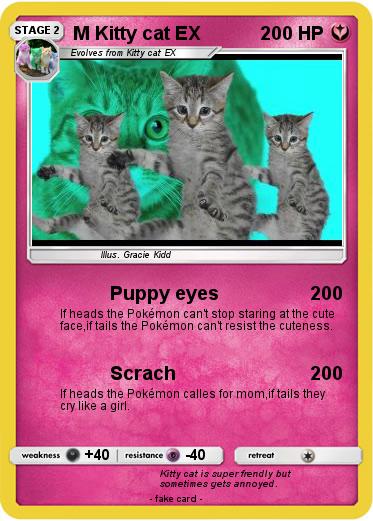 Pokemon M Kitty cat EX