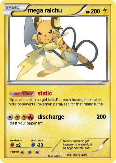 Pokemon mega raichu