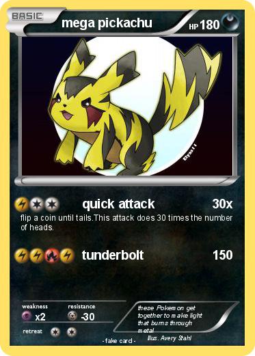 Pokemon mega pickachu