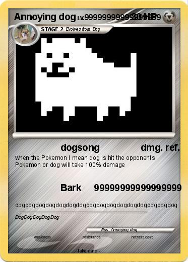 Pokemon Annoying dog