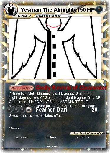 Pokemon Yesman The Almighty