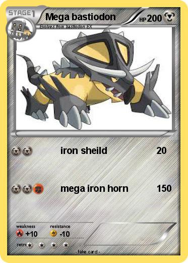 Pokemon Mega bastiodon