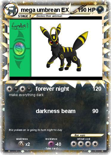 Pokemon mega umbrean EX