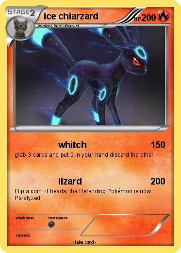 Pokemon ice chiarzard