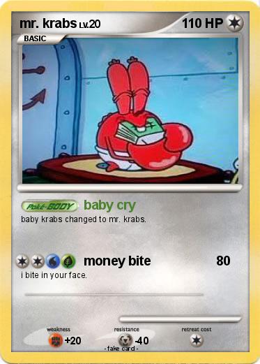 Pokemon mr. krabs