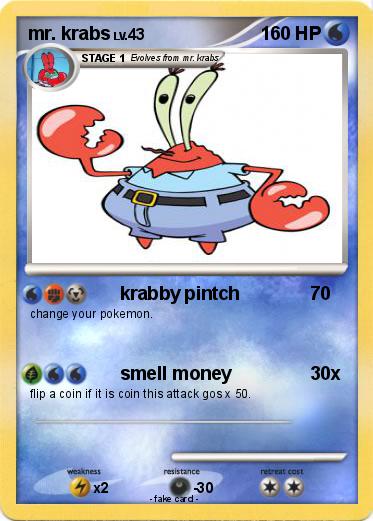 Pokemon mr. krabs