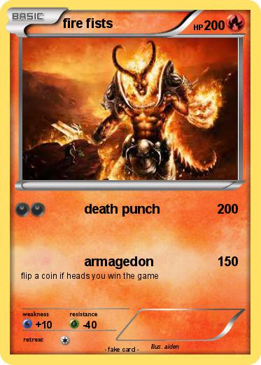 Pokemon fire fists
