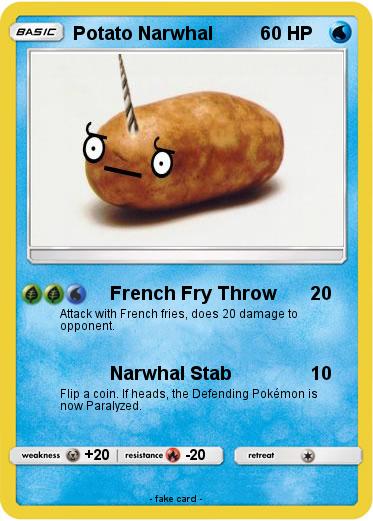 Pokemon Potato Narwhal