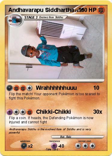 Pokemon Andhavarapu Siddhartha