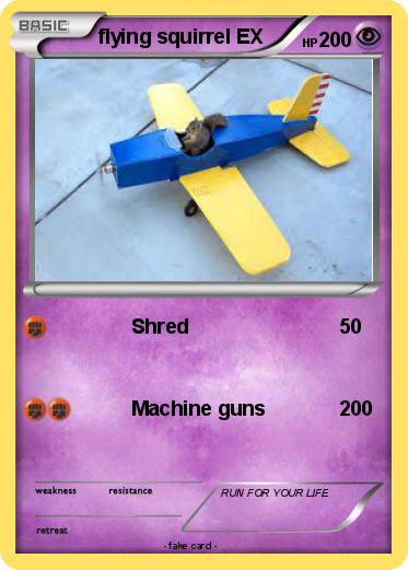 Pokemon flying squirrel EX