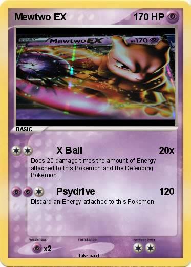 Pokemon Mewtwo EX