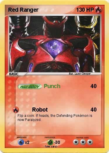 Pokemon Red Ranger