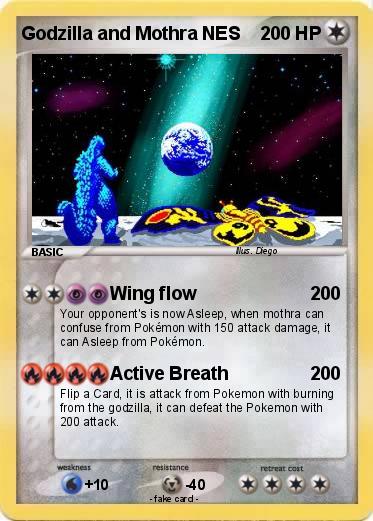 Pokemon Godzilla and Mothra NES