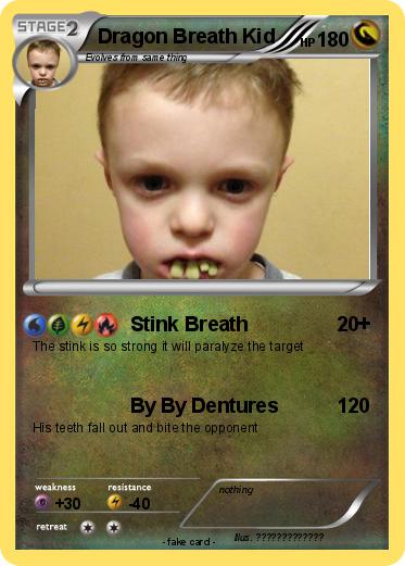 Pokemon Dragon Breath Kid