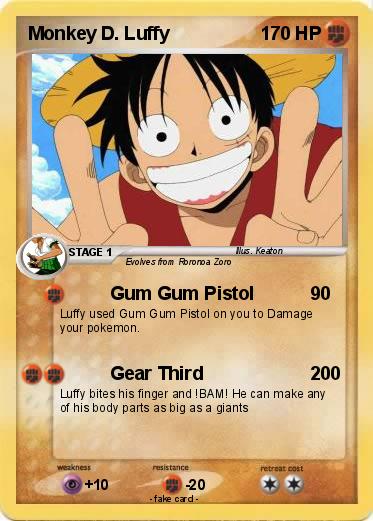 Pokemon Monkey D. Luffy