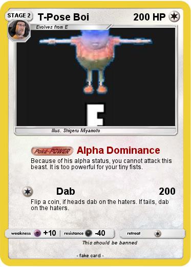 Pokemon T-Pose Boi