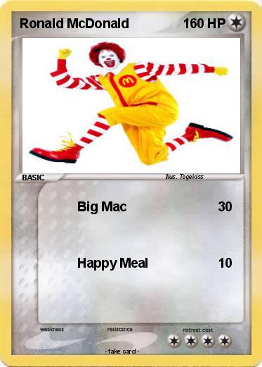 Pokemon Ronald McDonald