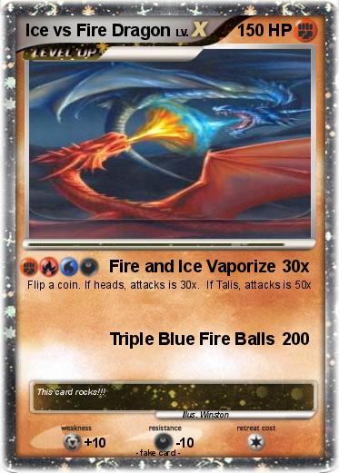 Pokemon Ice vs Fire Dragon