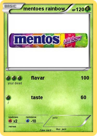 Pokemon mentoes rainbow