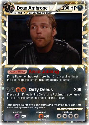 Pokemon Dean Ambrose