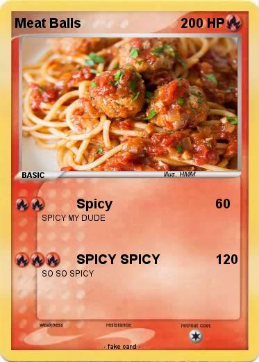Pokemon Meat Balls