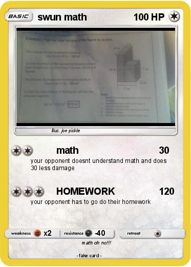 Pokemon swun math