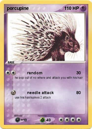 Pokemon porcupine