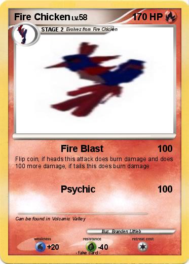 Pokemon Fire Chicken