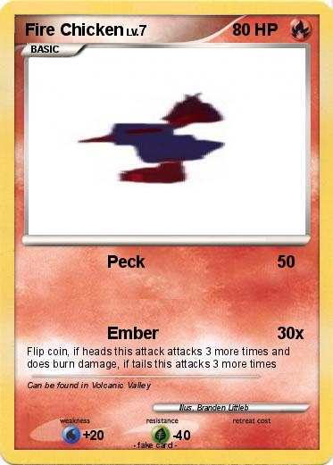 Pokemon Fire Chicken