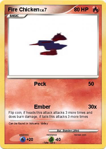 Pokemon Fire Chicken
