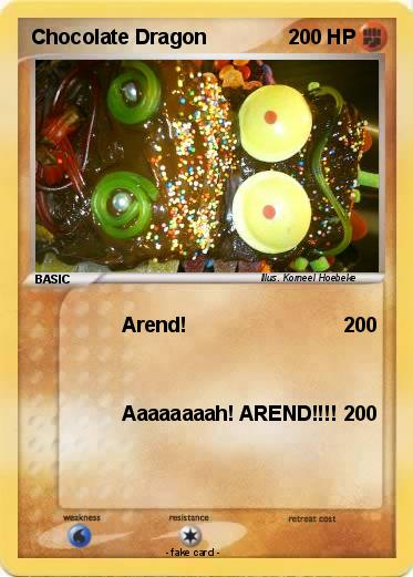 Pokemon Chocolate Dragon