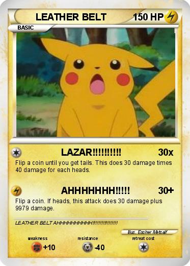 Pokemon LEATHER BELT