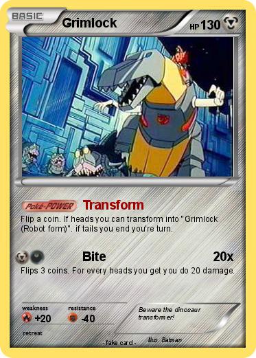 Pokemon Grimlock