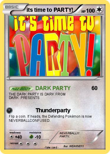 Pokemon its time to PARTY!