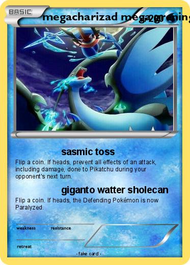 Pokemon megacharizad mega greninga