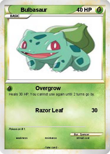 Pokemon Bulbasaur