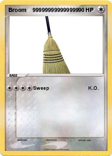 Pokemon Broom    999999999999999         
