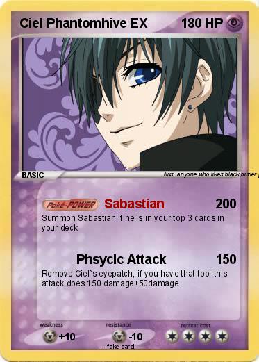 Pokemon Ciel Phantomhive EX
