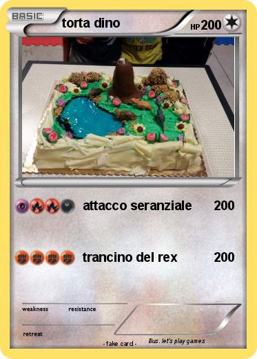 Pokemon torta dino