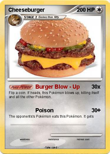 Pokemon Cheeseburger