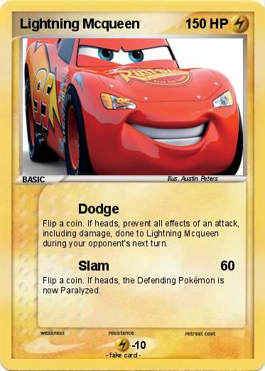 Pokemon Lightning Mcqueen