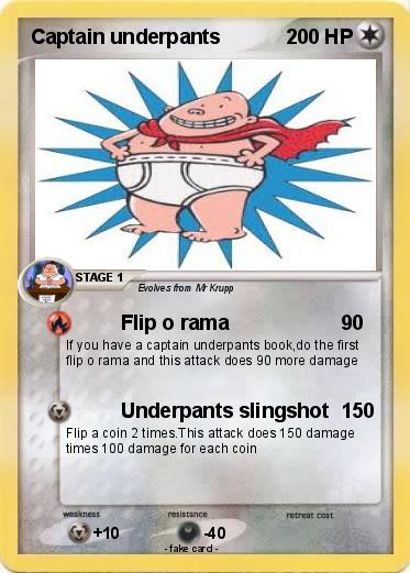 Pokemon Captain underpants