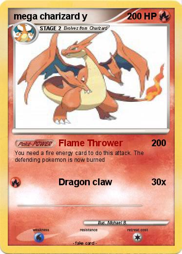 Pokemon mega charizard y