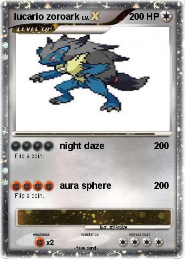Pokemon lucario zoroark