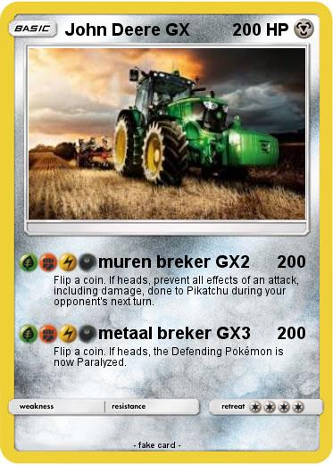 Pokemon John Deere GX