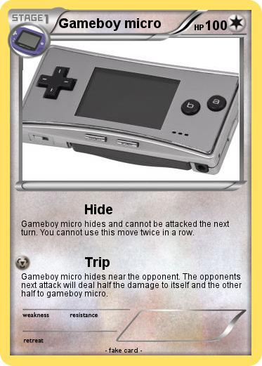 Pokemon Gameboy micro