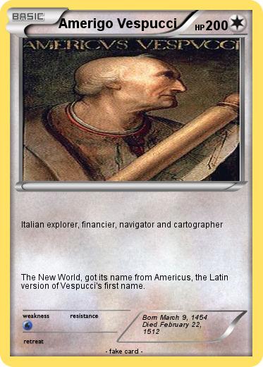 Pokemon Amerigo Vespucci