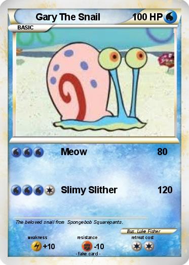 Pokemon Gary The Snail