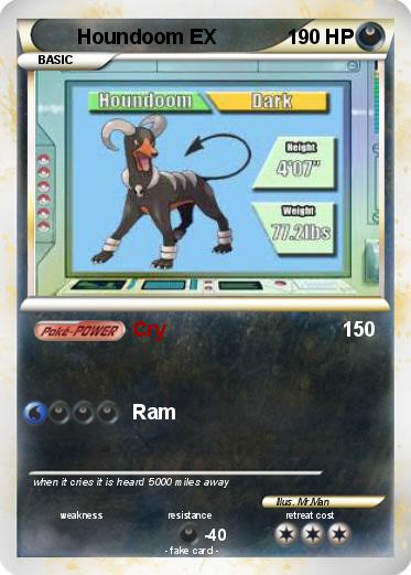 Pokemon Houndoom EX