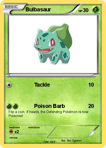 Pokemon Bulbasaur